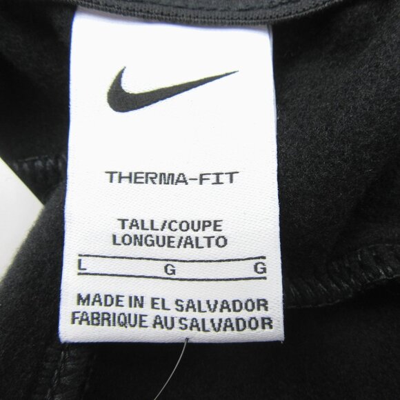 Nike Therma-FIT Training Black Jogger Pants Mens Size Large TALL NEW - Picture 11 of 15